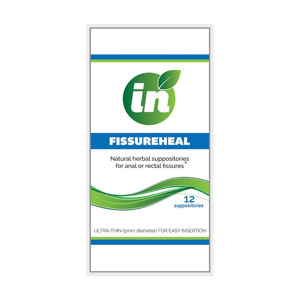 FissureHeal Suppositories (each 2”x1/6”) – box of 12