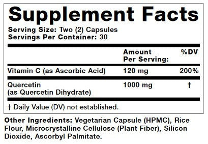 Quercetin (1000 mg) - 60 capsules