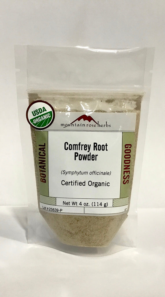 Organic Comfrey Root Powder - 4 oz