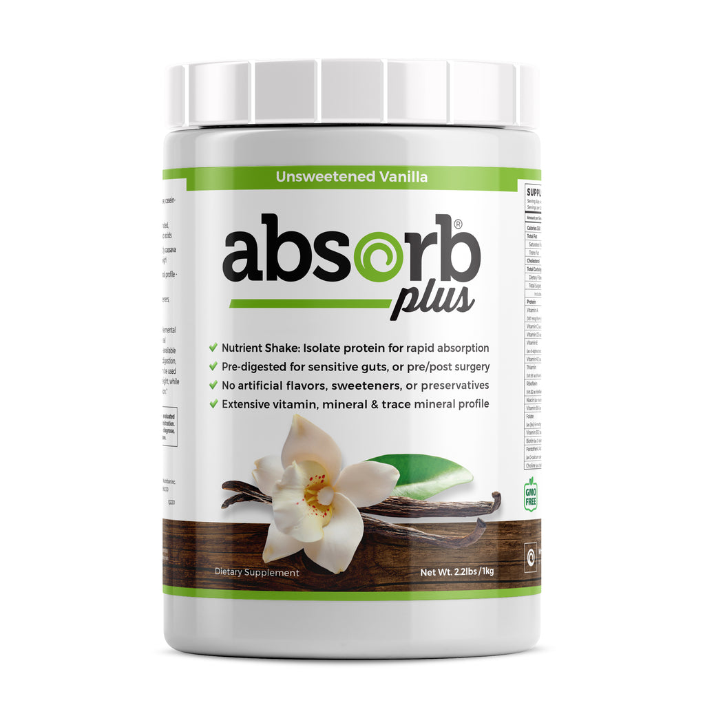 Absorb Plus Unsweetened Vanilla 10 Servings (2.2 lbs)