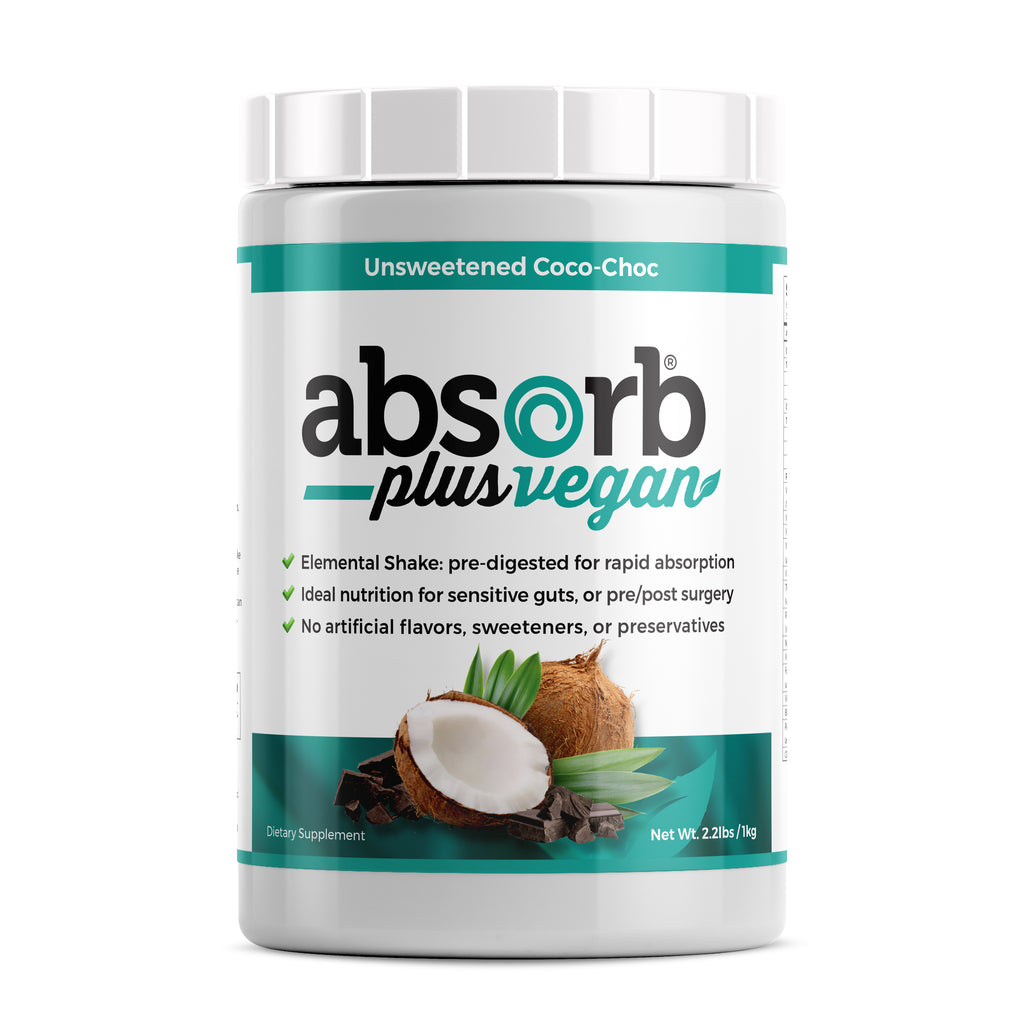 Absorb Plus VEGAN Unsweetened Coco-Choc- 10 Servings (2.2 lbs)