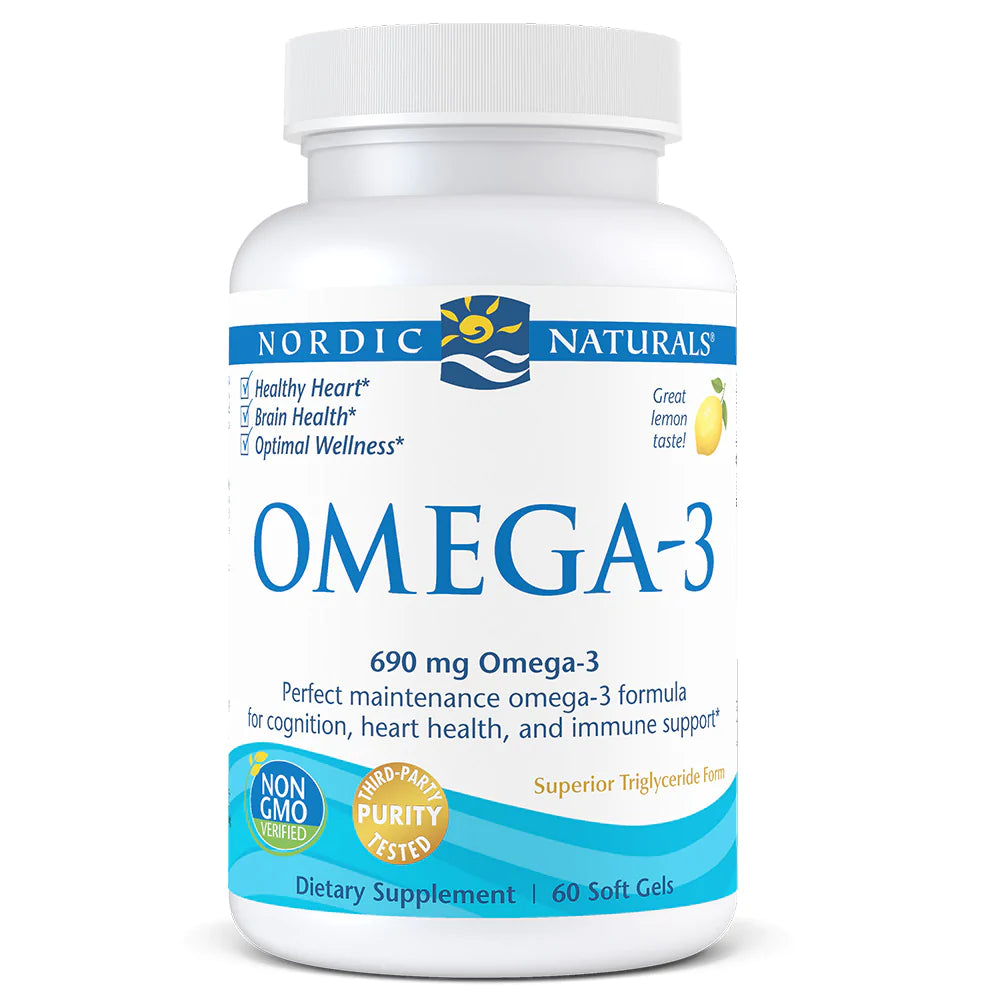  Omega-3 Fish Oil - 60 softgels
