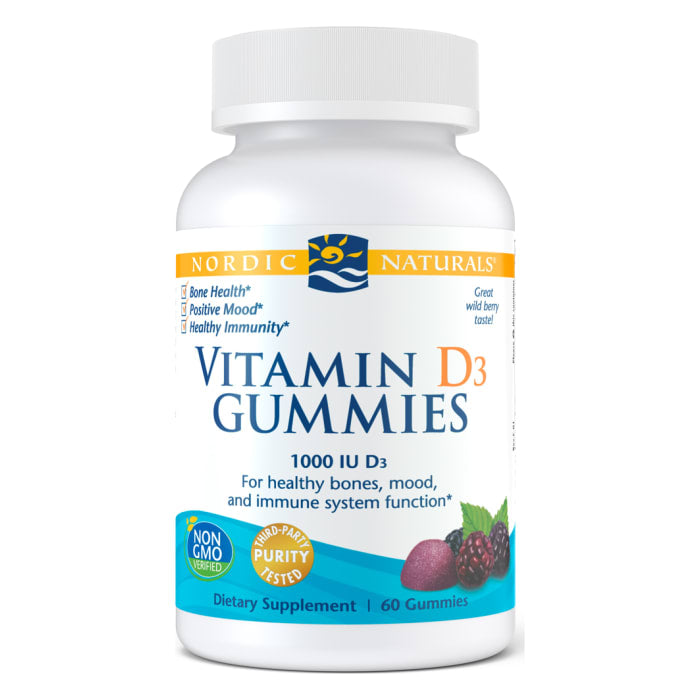 Vitamin D3 Gummies (1,000 IU) - 60 Gummies