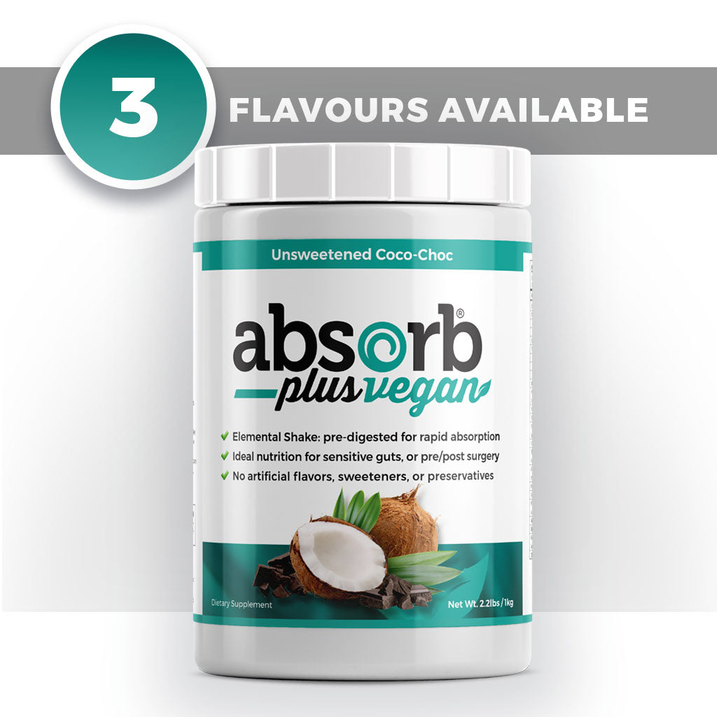 Absorb Plus VEGAN Unsweetened Coco-Choc- 10 Servings (2.2 lbs)