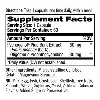 Pycnogenol (50 mg) - 60 capsules