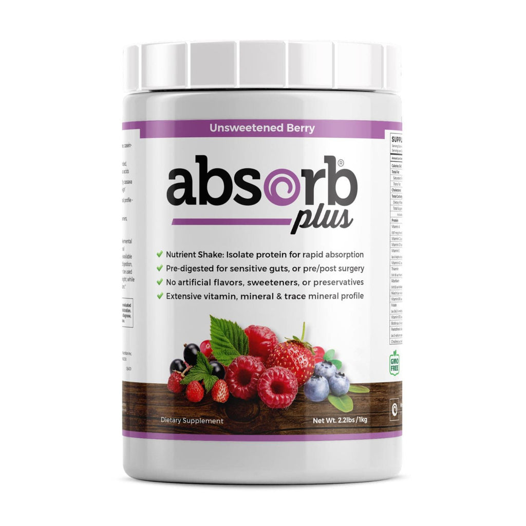 Absorb Plus Unsweetened Berry 10 Sevings ( 2.2 lbs )